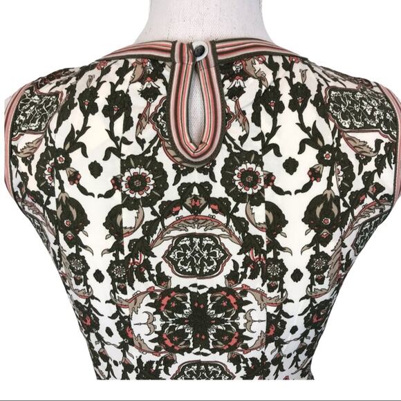 Max Studio Sleeveless Fit & Flare pleated Cocktail career Dress - Picture 4 of 10